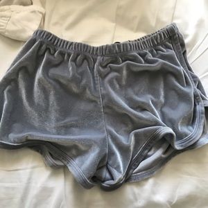Brandy Melville velvet shorts